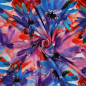 Preview: Viskose mit LENZING™ ECOVERO™ Fasern - Melody Flowers - pink/blue