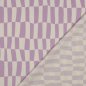 Preview: Bio Baumwoll Popeline - Checks - flieder/ecru - by Jennifer Bouron