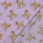 Preview: Bio Baumwoll Popeline - Dogs - flieder - by Jennifer Bouron