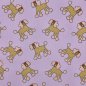 Preview: Bio Baumwoll Popeline - Dogs - flieder - by Jennifer Bouron