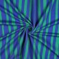 Preview: Bio French Terry - Stripes - blau/grün - by Jennifer Bouron