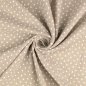 Preview: RESTSTÜCK 1,40m !!! - Musselin - Sternenzauber - beige