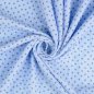 Preview: Musselin - Sternenzauber - hellblau