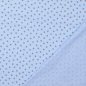 Preview: Musselin - Sternenzauber - hellblau