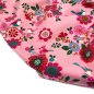 Preview: French Terry - Birds and Flowers - rosa