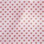 Preview: RESTSTÜCK 1,70m !!! - Baumwolle beschichtet - Herzen - rosa/rot - Travel the world - Rico Design