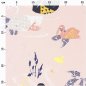 Preview: Baumwolle beschichtet - Schwan - rosa schwarz neon - Okina Hana - Rico Design