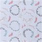 Preview: Musselin - Kränze - hellblau - Nostalgic Christmas - Rico Design