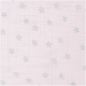 Preview: RESTSTÜCK 2,10m !!! - Musselin - Sterne - rosa metallic - Nostalgic Christmas - Rico Design