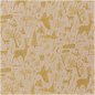 Preview: RESTSTÜCK 0,80m !!! - Baumwolle - Winterwald - natur gold - Nostalgic Christmas - Rico Design