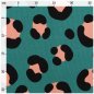 Preview: Canvas - Acid Leo - petrol - Rico Design