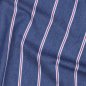 Preview: Baumwoll Denim - Big Stripes - medium blue