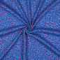Preview: RESTSTÜCK 1,00m !!! - Rib Jersey - Roxy Leo - blau/pink