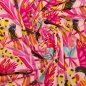 Preview: Baumwoll Popeline - Parrot - rosa/pink/gelb - by Karina + Kind