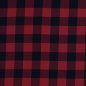 Preview: Baumwoll Flanell - Maverick - schwarz/rot - Swafing