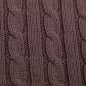 Preview: RESTSTÜCK 1,10m!!! - Zopfstrick - Sophie - uni mauve - Swafing