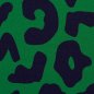 Preview: Modal French Terry - Happy Leo - dunkelblau/grün - Swafing by Cherry Picking