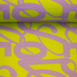 Preview: RESTSTÜCK 0,70m !!! - Modal French Terry - Love - flieder/kiwigrün - Love Collection - Swafing by Kibadoo