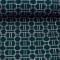 Preview: Viskose - Chain Twist - petrol/flieder - Geoluxe by Ki-ba-doo - Swafing
