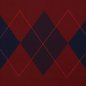 Preview: French Terry - Panel - Argyle Rauten - burgundy - Geoluxe by Ki-ba-doo - Swafing