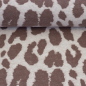 Preview: Jacquard Jersey - Emily Leo - peppercorn/naturweiß