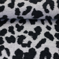 Preview: Jacquard Jersey - Emily Leo - schwarz/naturweiß