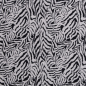 Preview: Jacquard Jersey - Emily Tiger - naturweiß/schwarz