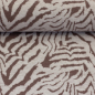 Preview: Jacquard Jersey - Emily Tiger - naturweiß/peppercorn