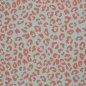 Preview: Kunstleder - Happy Leo - by Cherry Picking - mint/koralle - Swafing