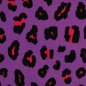 Preview: Canvas - Abby Leo - lila/pink/schwarz - Swafing