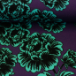 Preview: Viskose - Poenis - mint/lila - Opulence - Swafing by Cherry Picking