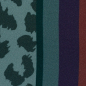 Preview: Viskose - Leo Streifen - smaragd/gulf coast - Bordure Studio - Swafing by Kibadoo