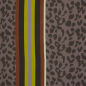 Preview: Viskose - Leo Streifen - schlamm/peppercorn - Bordure Studio - Swafing by Kibadoo