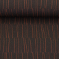 Preview: Viskose - Striple - bruscetta/peppercorn - Bordure Studio - Swafing by Kibadoo