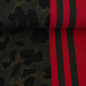 Preview: Modal French Terry - Leo Streifen - rot/anthrazit - Swafing by Kibadoo