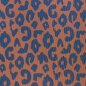 Preview: Kunstleder - Brush & Wild - Leo - terrakotta/blau - Swafing by Cherry Picking