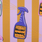 Preview: Oxford Gewebe - wasserabweisend - Bullshit Remover - ocker/flieder - Swafing by Cherry Picking