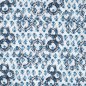 Preview: Doubleface Baumwoll Stepper - Elwine Flowers - dark navy/blue