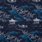 Preview: Doubleface Baumwoll Stepper - Svana - dark navy/blue