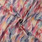 Preview: Viskose Leinen - Flames - nature/lilac/red