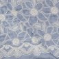 Preview: Baumwoll Webware - Betty Flowers - Embroderie - dusty blue