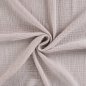 Preview: Doubleface Musselin - uni - beige/greige