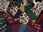 Preview: Viskose - Chain Twist - aubergine/burgundy - Geoluxe by Ki-ba-doo - Swafing