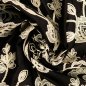 Preview: Baumwolle - Embroidery - Noir Flora - black/white