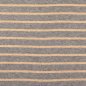 Preview: Strick Jacquard - Streifen - grau/beige