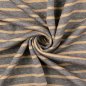 Preview: Strick Jacquard - Streifen - grau/beige