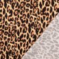 Preview: Viskosesatin - matt - Wild Chic Leo - caramel/black