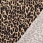 Preview: Viskosesatin - matt - Wild Chic Leo - beige/black