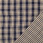 Preview: Doubleface Musselin - Rustic Check and Stripes - jeans