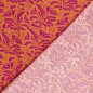 Preview: Musselin  - Gwenda Flowers - orange/fuchsia